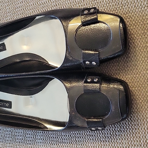 BLACK LOAFER SIZE 10 LIZCLAIBORNE - Picture 3 of 12